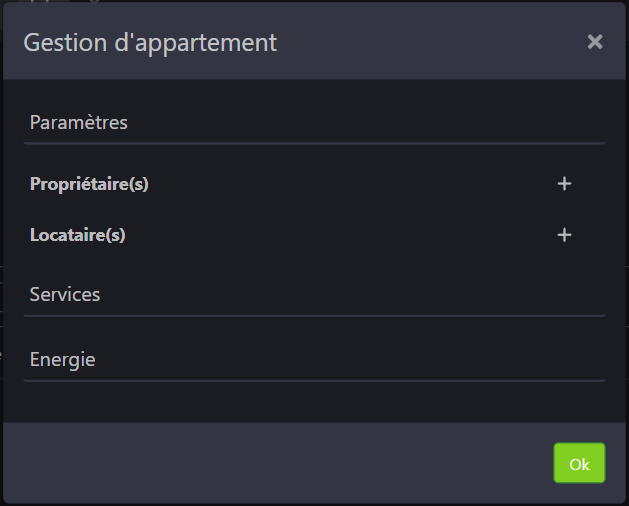 Gestion des informations de bases